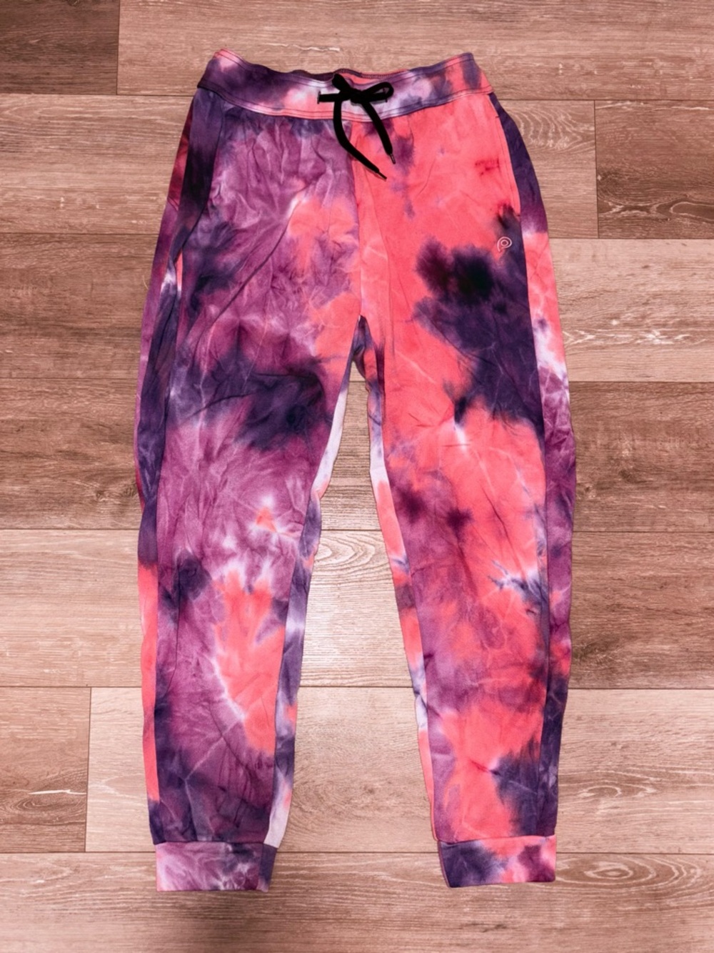 POP Fit Tie-Dye Joggers in Pink & Purple